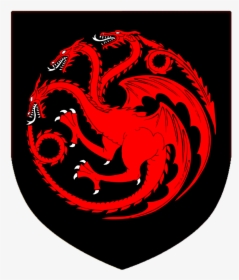Targaryen Shield - Game Of Thrones Houses Sigil, HD Png Download, Free Download
