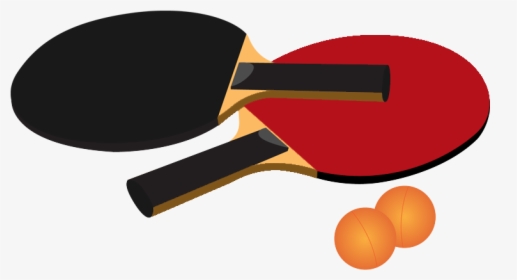 Ping Pong Racket Png Image - Table Tennis Equipments And Facilities, Transparent Png, Free Download