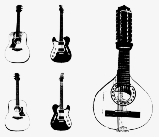Vector String Instruments Guitar Instrument Les Paul - Guitar Vector, HD Png Download, Free Download
