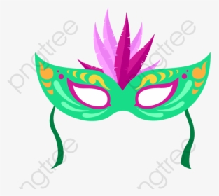 Carnival Clipart Vector - Mascara Carnaval Png, Transparent Png, Free Download