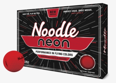 Golf Ball - Noodle Neon Golf Balls, HD Png Download, Free Download
