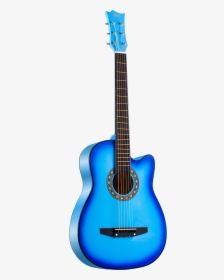 Blue Tiple Guitar Instrument Acoustic-electric Acoustic - Picsart Blue Guitar Png, Transparent Png, Free Download