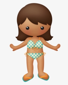 Transparent Magnet Clip Art - Beach Girl Clipart, HD Png Download, Free Download