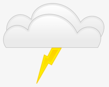 Lightning, Bolt, Yellow, Cloud, Weather, Thunder, Power - Thunder Word, HD Png Download, Free Download