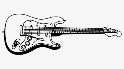 Musical Instrument,guitar Accessory,plucked String - Bass Guitar Clipart Black And White, HD Png Download, Free Download