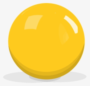 Yellow, Shiny, Ball, Object, Round, Bright - Pallina Da Tennis Disegno, HD Png Download, Free Download