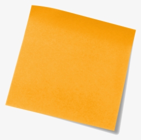 Orange Post It Note , Png Download - Orange Sticky Note Png, Transparent Png, Free Download