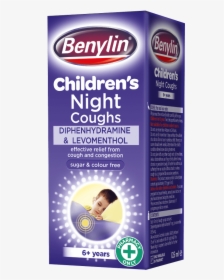 Benylin® Children"s Night Coughs - Benylin Night Cough Syrup, HD Png Download, Free Download