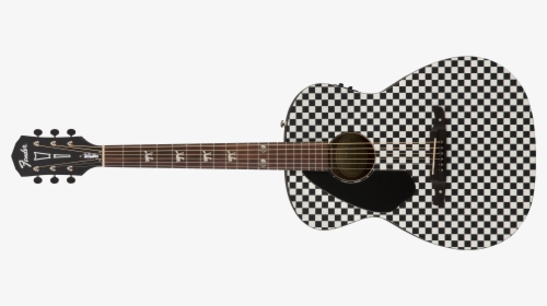 Electro Acoustic Guitar Fender , Png Download - Fender Checkerboard Tim Armstrong, Transparent Png, Free Download