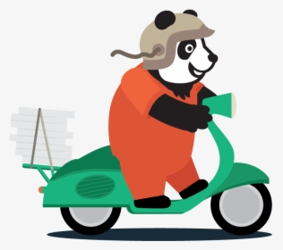 Food Delivery Icon Png Clipart , Png Download - Foodpanda Scooter, Transparent Png, Free Download