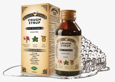 Healing Herbs Cough Syrup, HD Png Download, Free Download