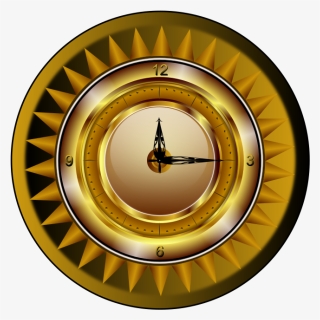 Reloj, Oro, Ver, Tiempo, De Lujo, Analógico, Ticker - Sun Clock Transparent Background, HD Png Download, Free Download