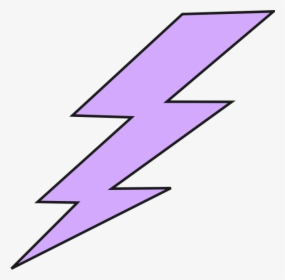 Cartoon Purple Lightning Bolt, HD Png Download, Free Download