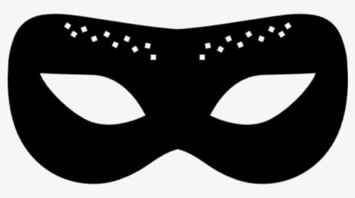 #mask #black #carnival #mascara #preta #carnaval - Mask Shape, HD Png Download, Free Download