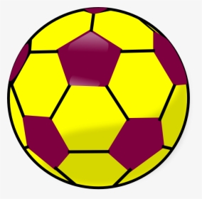Blue And Yellow Soccerball Svg Clip Arts - Ball Clip Art, HD Png Download, Free Download