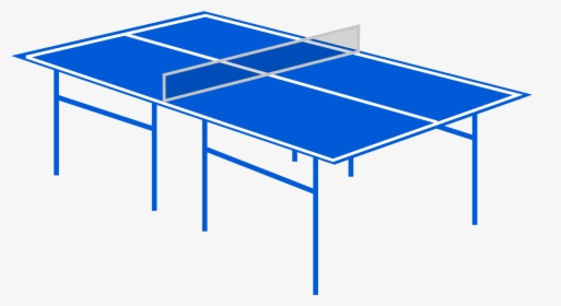 Table Tennis Table Clip Arts - Ping Pong Table Cartoon, HD Png Download, Free Download
