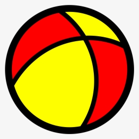 Ball Icon Clip Arts - Red Yellow Ball Clipart, HD Png Download, Free Download