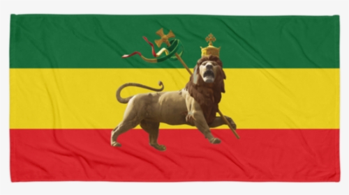 Lion Of Judah Flag Beach Blanket - Stallion, HD Png Download, Free Download