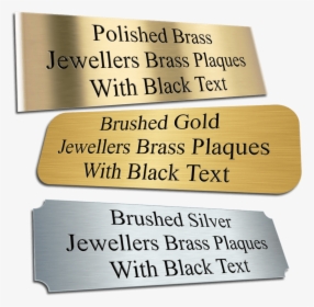 Jewellers Brass Plaques - Wood, HD Png Download, Free Download