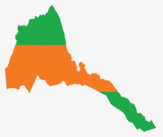 Flag Map Of Eritrea - Eritrea Clipart, HD Png Download, Free Download