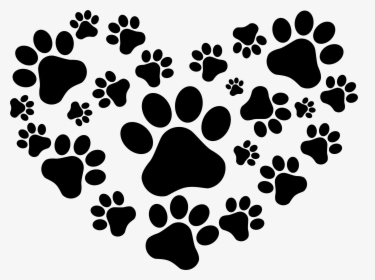 Transparent Dog Paw Heart Png - Png Paws, Png Download, Free Download