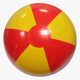 Red And Yellow Beach Ball , Png Download - Circle, Transparent Png, Free Download