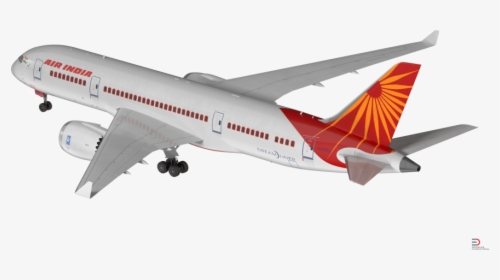 Boeing 787 3 Air India Royalty Free 3d Model - Air India Airplane Png, Transparent Png, Free Download