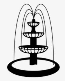 Image Black And White Stock Drinking Drawing At Getdrawings - Simple Easy Fountain Drawing, HD Png Download, Free Download