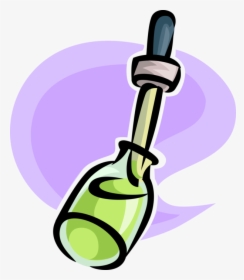 Vector Illustration Of Eye Dropper Pasteur Pipette, HD Png Download, Free Download