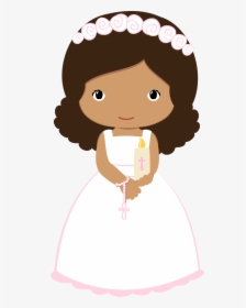 4shared - Clipart Communion Girl Png Wave Hair, Transparent Png, Free Download