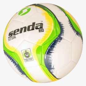 Right Side Of Green And Yellow Senda Rio Training Futsal - Senda Futsal Ball, HD Png Download, Free Download