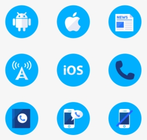 Essential Set - Communication Icon Png Lite Blue, Transparent Png, Free Download