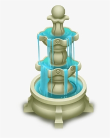 3 Stage Fountain Png Image - Cartoon Fountain Png, Transparent Png, Free Download