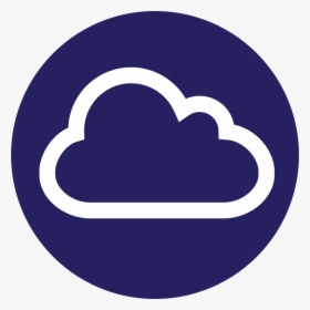 Blue Circle Cloud Icon Internet Svg Clip Arts - Aws Internet Gateway Png, Transparent Png, Free Download