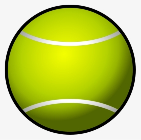 Simple Tennis Ball Svg Clip Arts - Tennis Ball Clipart, HD Png Download, Free Download
