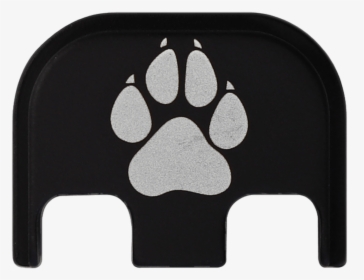Dog Paw Titanium Black Traditional Finish Back Plate - Furniture, HD Png Download, Free Download