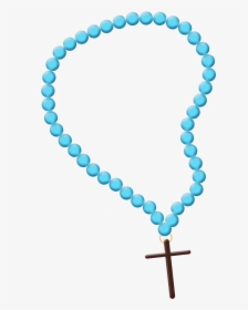 Baptism Cookies, Baptism Party, Communion, Clip Art, - Blue Rosary Clipart Png, Transparent Png, Free Download