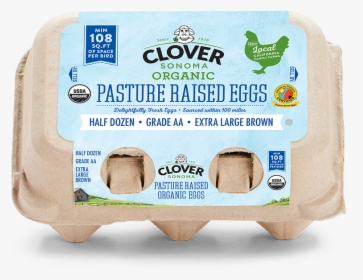 Organic Pasture Extra Large Brown Dozen Eggs - Sliced Bread, HD Png Download, Free Download