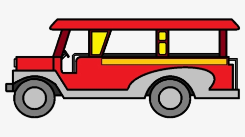 Transparent Jeep Vector Png - Cartoon Picture Of Jeepney, Png Download, Free Download
