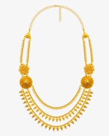 22k Yellow Gold Necklace Gold Necklace Pc Chandra - Etruscan Revival Gold Necklace, HD Png Download, Free Download