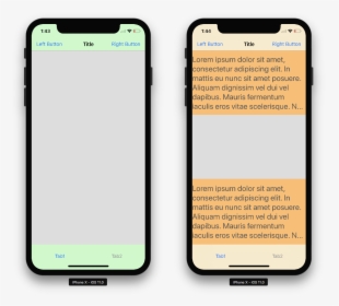 Iphone Clipart Blank Iphone - Iphone X Bottom Navigation Bar, HD Png Download, Free Download