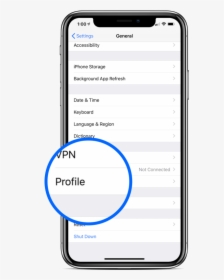 Profiles Iphone Profile - Iphone Profile Download, HD Png Download, Free Download