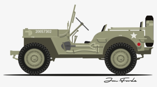 Jeep Willys Side View, HD Png Download, Free Download