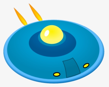Space Clipart Flying Saucer - Flying Saucer Cartoon Art, HD Png Download, Free Download