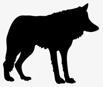 Animal, Canis Lupus, Predator, Silhouette, Wolf - Wolf Silhouette Clipart, HD Png Download, Free Download