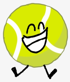 Tennis Ball Clipart Bfdi - Tennis Ball Battle For Dream Island Bfdi, HD Png Download, Free Download