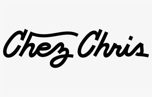 Cropped Chez Chris Logo Horiz Noir, HD Png Download, Free Download