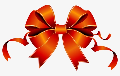 Christmas Ribbon Clipart Embellishment, HD Png Download, Free Download