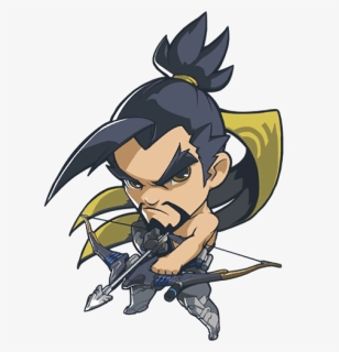 Overwatch Hanzo Cute Spray , Png Download, Transparent Png, Free Download