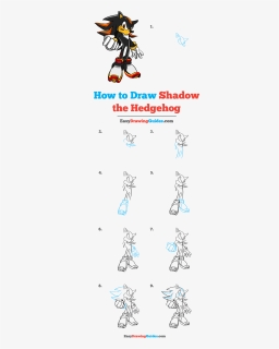 How To Draw Shadow The Hedgehog, HD Png Download, Free Download